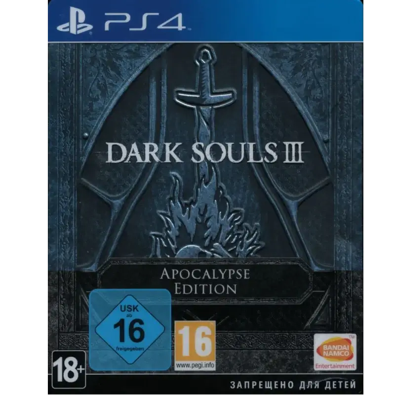 DARK SOULS III APOCALYPSE EDITION PS4 SEMI NOVO CAPA