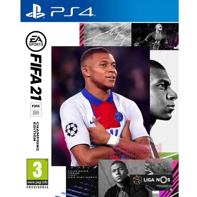 FIFA 21 CHAMPIONS EDITION PS4 SEMI NOVO CAPA