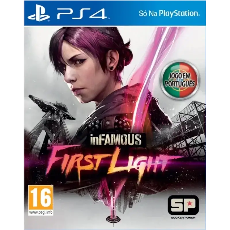 INFAMOUS FIRST LIGHT PS4 SEMI NOVO CAPA