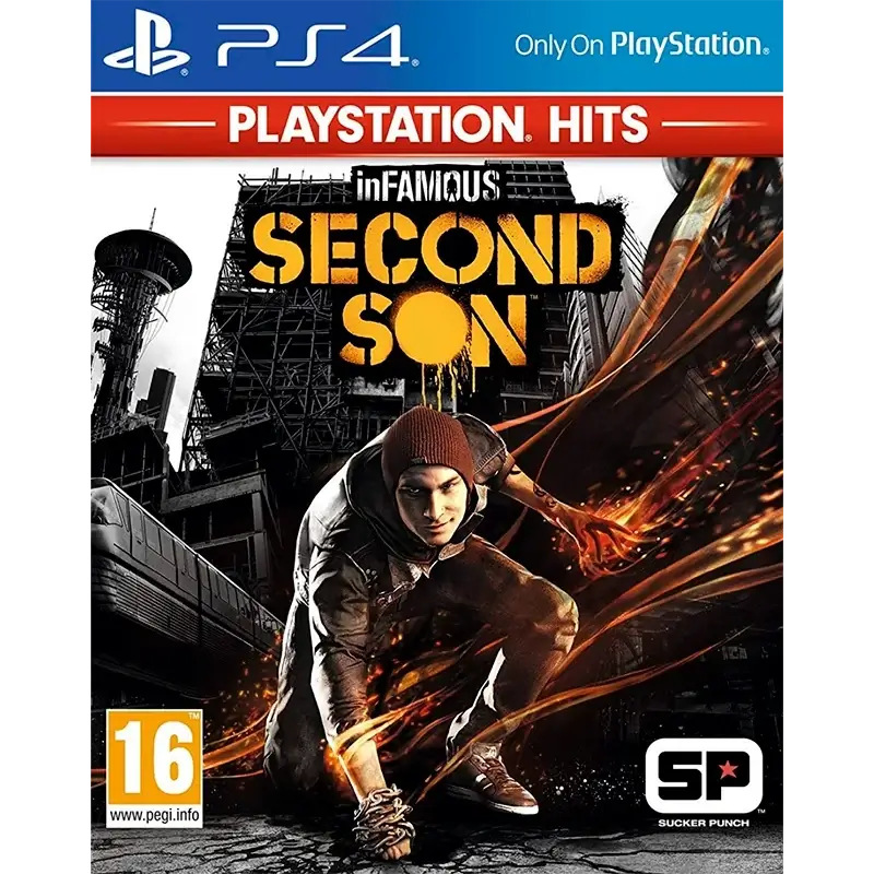 INFAMOUS SECOND SON PLAYSTATION HITS PS4 CAPA