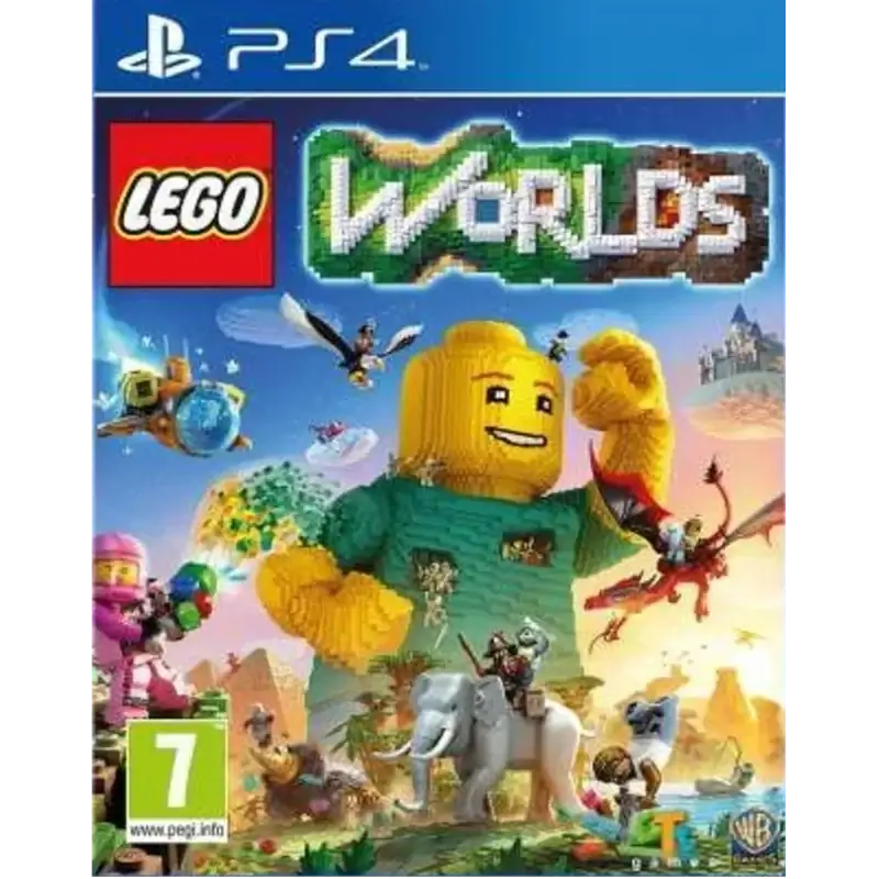 LEGO WORLDS PS4 SEMI NOVO CAPA