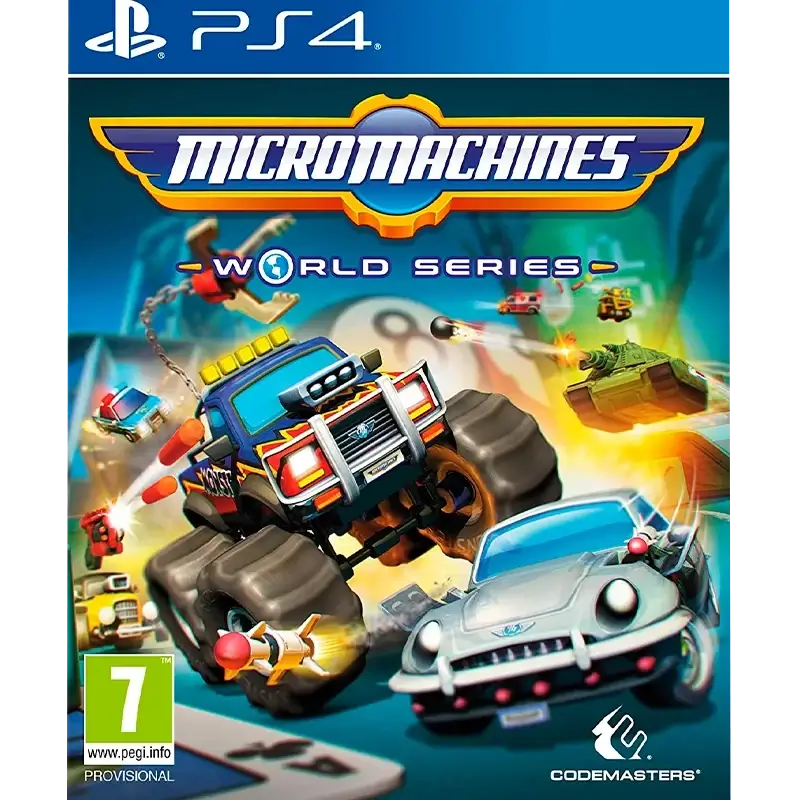 MICRO MACHINES WORLD SERIES PS4 SEMI NOVO CAPA