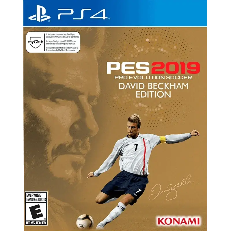 PRO EVOLUTION SOCCER 2019 EDICAO DAVID BECKHAM PS4 SEMI NOVO CAIXA