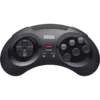 RETRO BIT COMANDO SEGA MEGA DRIVE BLUETOOTH BLACK FRONT