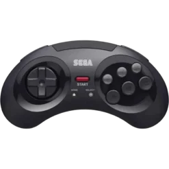 RETRO BIT COMANDO SEGA MEGA DRIVE BLUETOOTH BLACK FRONT