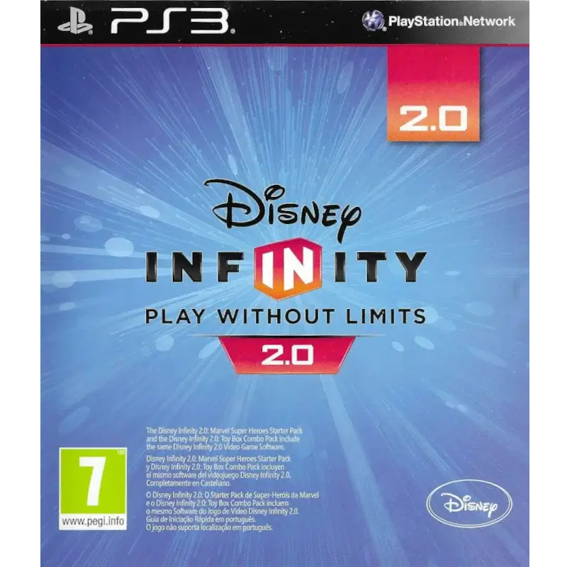 DISNEY INFINITY PLAY WITHOUT LIMITS 2.0 PS3 SEMI NOVO FC