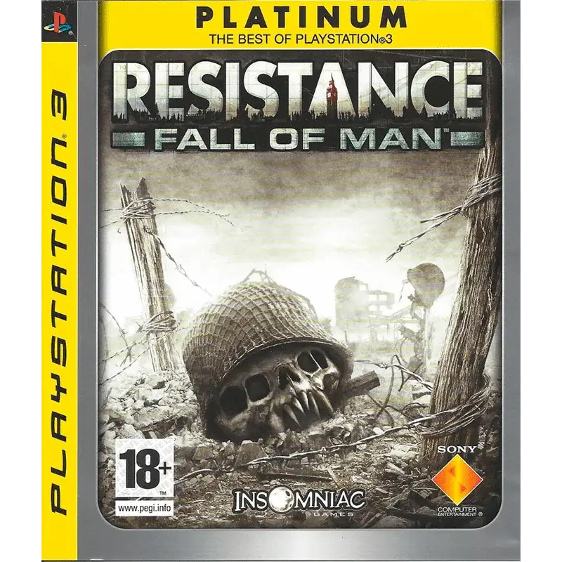 RESISTANCE FALL OF MAN PLATINUM PS3 800X800