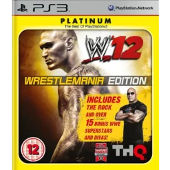 WWE 12 (WRESTLEMANIA EDITION) (PLATINUM) PS3 (SEMI-NOVO)