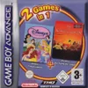 2 GAMES IN 1 DISNEY PRINCESS DISNEYS THE LION KING GBA FC