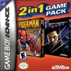 2 IN 1 GAME PACK SPIDER-MAN MYSTERIO'S MENACE + X2 WOLVERINE'S REVENGE