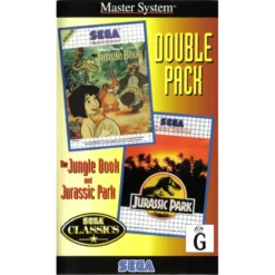 DOUBLE PACK THE JUNGLE BOOK AND JURASSIC PARK