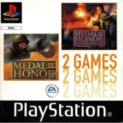 2 GAMES MEDAL OF HONOR + MEDAL OF HONOR UNDERGROUND