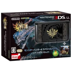 CONSOLA NINTENDO 3DS XL MONSTER HUNTER 4 GORE MAGALA BLACK