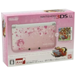 NINTENDO 3DS XL ONE PIECE UNLIMITED WORLD RED CHOPPER PINK