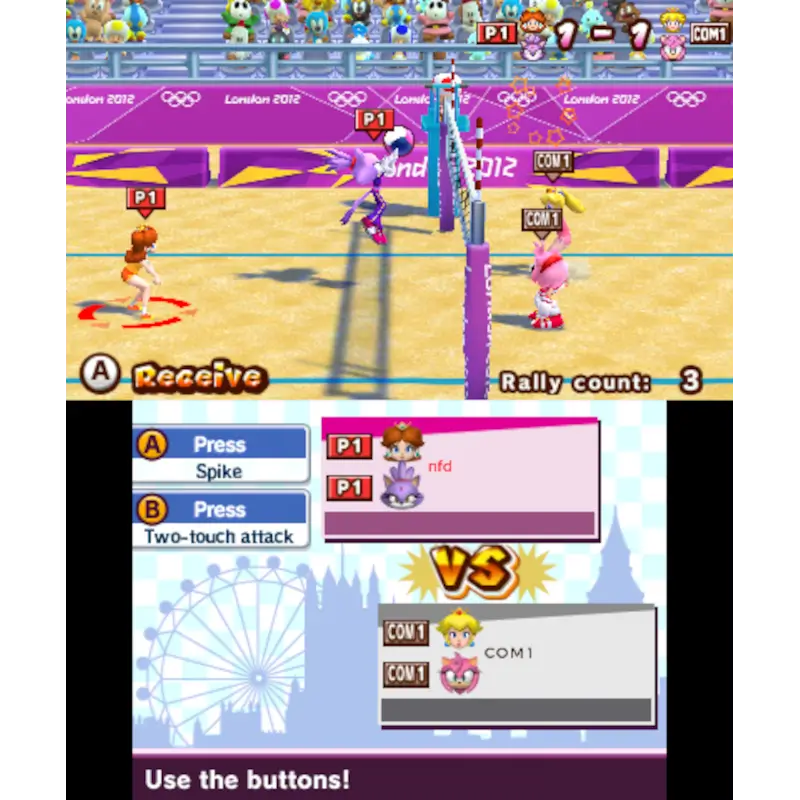 MARIO & SONIC AT THE LONDON 2012 OLYMPIC GAMES 3DS - Image 2