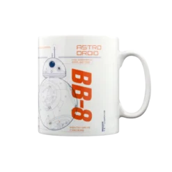 CANECA OFICIAL DISNEY STAR WARS BB-8 SKETCH (7º EPISÓDIO) 320ML
