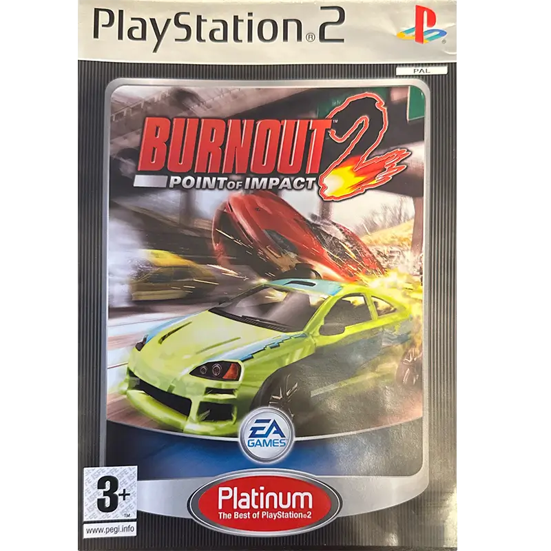 BURNOUT 2 POINT OF IMPACT (PLATINUM) PS2 (SEMI-NOVO)