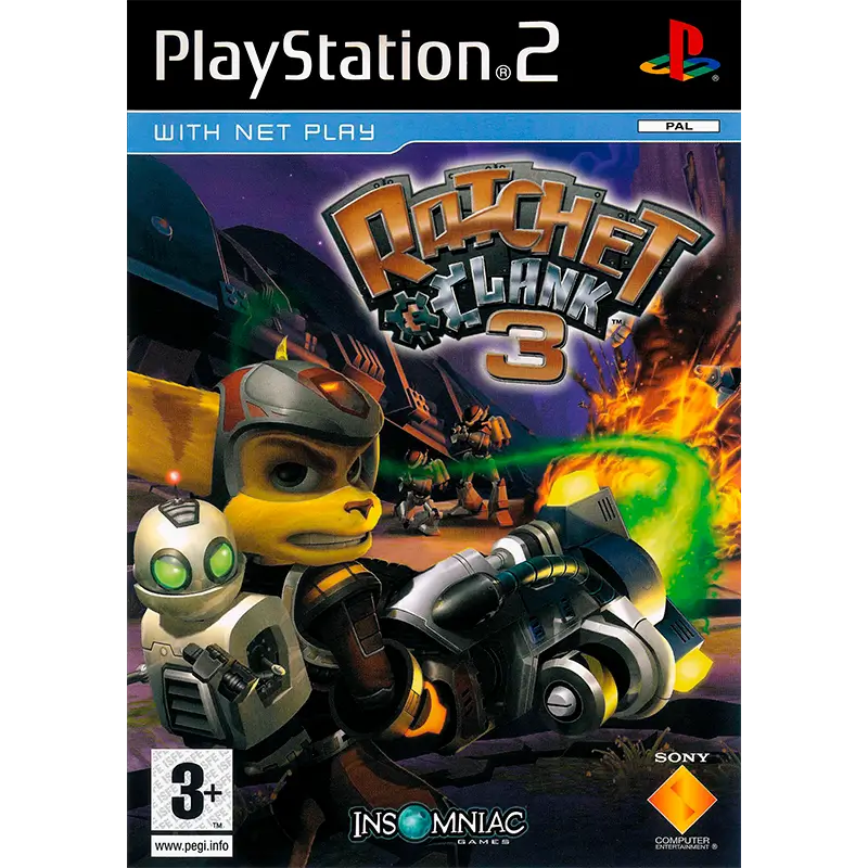 RATCHET & CLANK 3 PS2 (SEMI-NOVO)