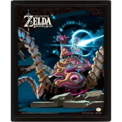 QUADRO LENTICULAR THE LEGEND OF ZELDA BREATH OF THE WILD (GUARDIAN)